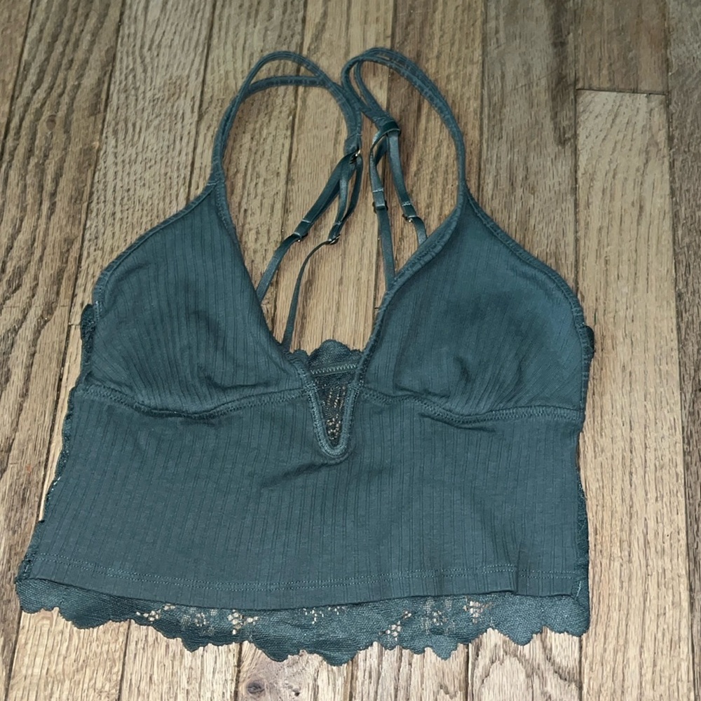 Aerie Olive Green Bralette